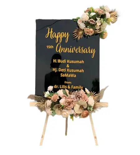 Papan Bunga Akrilik Bobosan